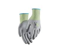 BLAKLADER Lot de 6 paires - Gants de travail en PU trempé anti coupure niveau B 2971 - Noir/Blanc 9 - Gants de travail
