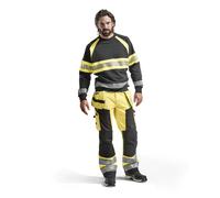 Blaklader Pantalon Artisan Haute Visibilité Jaune Fluo/Noir