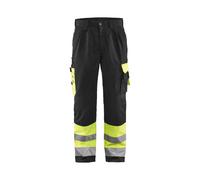 Blaklader Pantalon Artisan Haute Visibilité Jaune fluo/Noir