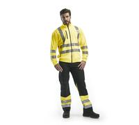 Blaklader Pantalon Artisan Haute Visibilité Noir/Jaune fluo