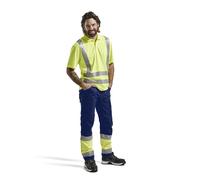 Pantalon artisan haute-visibilité +stretch 1551 Marine/Orange fluo Blaklader - 155118118953C 52