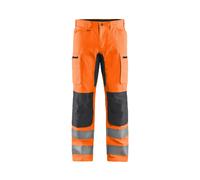 Blaklader Pantalon artisan haute-visibilité +stretch - Orange fluo/Gris anthracite