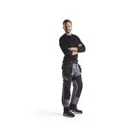 Blaklader Pantalon X1500 Coton - Gris Clair/Noir