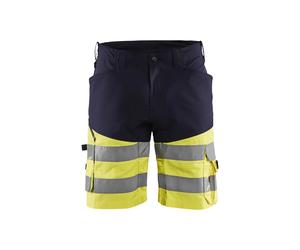 Blaklader Short Haute-Visibilité +Stretch 154118118933 - Marine/Jaune Fluo