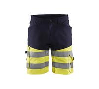 Blaklader Short Haute-Visibilité +Stretch - Marine/Jaune fluo