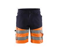 Blaklader Short haute-visibilité +stretch Marine/Orange fluo - 154118118953