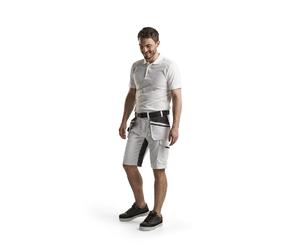 Blaklader Short Peintre +stretch 109913301098 - Blanc/Gris foncé
