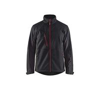 Blakläder Blakläder Veste Softshell Service Plus, Noir / rouge, Taille unisexe: XL Quantité:1
