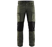Blakläder 145918454699D84 Pantalon Service Stretch Taille D84 Armée Vert/Noir