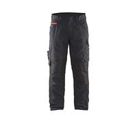 Blakläder Blakläder Pantalon de maintenance Service Plus, Noir / rouge, Taille de confection DE: 98 Quantité:1