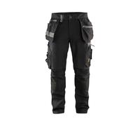Blåkläder 159918609900 Pantalon De Travail Avec Empiècements En Stretch Et Poches En Denim - Noir -C48