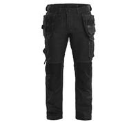 Blåkläder 1750 Pantalon De Travail Denim Stretch Avec Poches À Outils - Noir - Taille 56