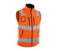 Blakläder 304925175300S Hi-Vis Softshell Gilet Taille S Orange