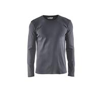 Blakläder 331410329400L T/Shirt manches longues col rond Taille L Gris