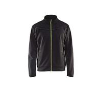 Blakläder 336225269933XXXL Sweat zippé, Noir/jaune, XXXL