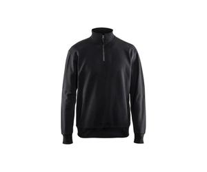 Blakläder 336911589900M Sweat col Camionneur Taille M Noir