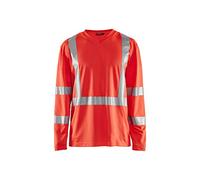Blakläder 338310115500S T-Shirt manches longues classe 2 Taille S Rouge