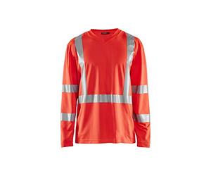 Blakläder 338310115500XS T-Shirt manches longues classe 2 Taille XS Rouge