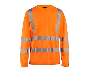 Blakläder 338510135300XXXL T-Shirt haute-visibilité avec manches longues Taille Orange, XXXL