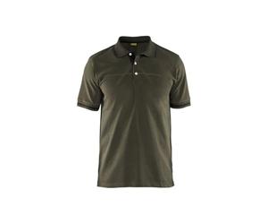 Blakläder 338910504599XXL Polo, Olive Vert/Noir, Taille XXXL