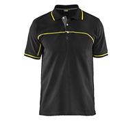 Blakläder 338910509933XXXL Polo, Noir/Jaune, Taille XXXL