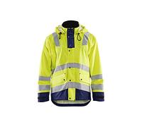 Blakläder 430220033389XL Veste de pluie haute-visibilité "Level 2" Taille Jaune/Bleu Marine, XL