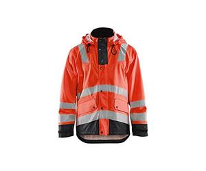 Blakläder 430220035599XXXL Veste de pluie haute-visibilité "Level 2" Taille Rouge/Noir, XXXL