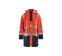 Blakläder 432420005389S Veste de pluie haute-visibilité "Level 1" Taille Orange/Bleu Marine, S