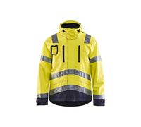Blakläder 483719773389XL Veste imperméable classe 3 Taille XL Jaune/Marine Bleu