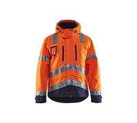 Blakläder 483719775389M High Vis Veste imperméable class 3 Taille M Orange/Marine Bleu