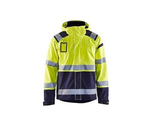Blakläder 4987198733895XL Shell High Vis Veste Taille 5XL Jaune/Marine Bleu