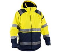 Blakläder 498719873389XL Shell High Vis Veste Taille XL Jaune/Marine Bleu