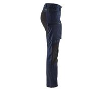 Blakläder Pantalon de service pour femmes avec stretch 7159 1845 en plusieurs couleurs, couleur:bleu foncé/noir, taille:44