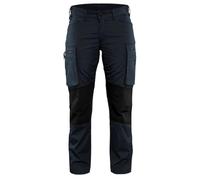 Blakläder Pantalon de service pour dames avec stretch 7159 1845 en plusieurs couleurs, couleur:bleu foncé/noir, taille:50