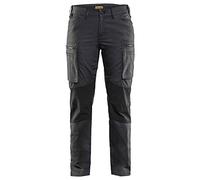 Blakläder 715918459899C44 Pantalon services femme Taille C44 Gris Foncé/Noir
