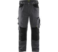 Pantalon artisan BLAKLADER Sans poches flottantes T.40 - GRIS MOYEN/NOIR - 155618609699-40