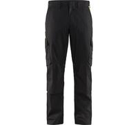 Blaklader 14481832 Pantalons industriels poches extensibles et genouillères, Noir/jaune, taille C64
