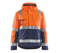 Blakläder BLAKLÄDER Blouson d'hiver de signalisation, orange / bleu marine, Taille unisexe: M Quantité:1