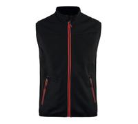 Blakläder Blakläder Gilet Softshell Service Plus, Noir / rouge, Taille unisexe: XL Quantité:1
