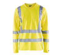 Blakläder Blakläder Polo de signalisationà manches longues, jaune, Taille unisexe: L Quantité:1