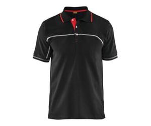Blakläder Blakläder Polo Service Plus, Noir / rouge, Taille unisexe: 2XL Quantité:1
