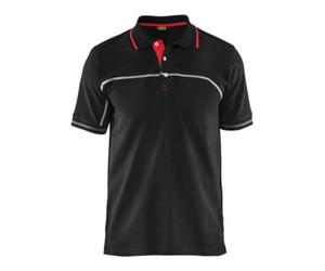 Blakläder Blakläder Polo Service Plus, Noir / rouge, Taille unisexe: M Quantité:1