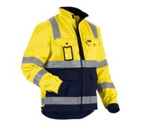 Blakläder Blakläder Veste de signalisation, jaune / bleu marine, Taille unisexe: M Quantité:1