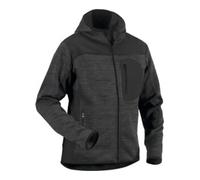 Blakläder Veste tricotée 49302117 Softshell à capuche Gris anthracite/Noir XXL