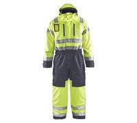 Blakläder® Combinaison d'hiver haute visibilité jaune/gris moyen 6763 1977, Couleur:orange/bleu marine, Taille:62