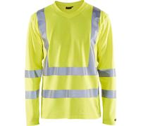BLAKLÄDER® Herren Warnschutz-Langarmshirt 3381 gelb Größe L