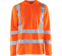 BLAKLÄDER® Herren Warnschutz-Langarmshirt 3381 orange Größe L