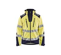 Blakläder Veste Softshell 4491 2513 Haute visibilité Jaune/Bleu marine Taille M
