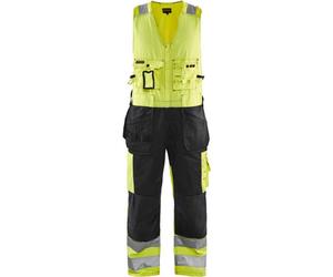 Blakläder Pantalon combiné haute visibilité 2653 1804 en diverses couleurs, couleur:jaune/noir, taille:50