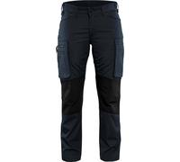 Blakläder Pantalon de service pour femmes avec stretch 7159 1845 en plusieurs couleurs, couleur:bleu foncé/noir, taille:42